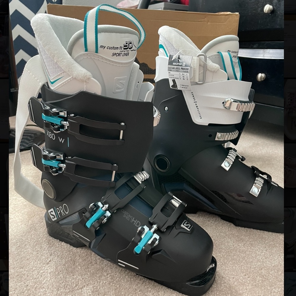 COPY - Salomon S/PRO X80 women’s downhill ski boots size 25.5 mondo